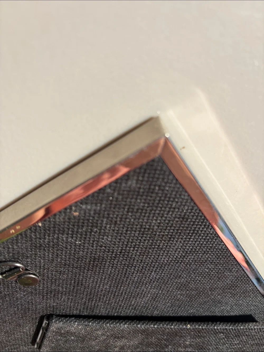 Fetco Burgundy Frame with Silver Trim